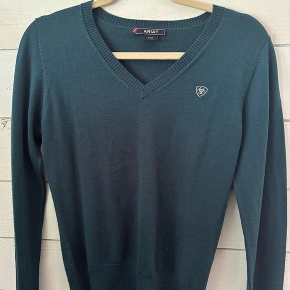 Ariat Women's Ramiro Sweater in Teal , size medium - Picture 8 of 11
